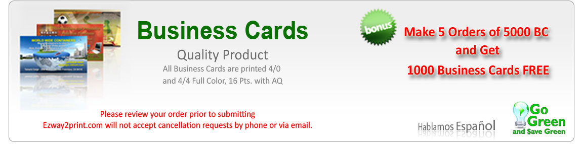 Business Card - Low Price